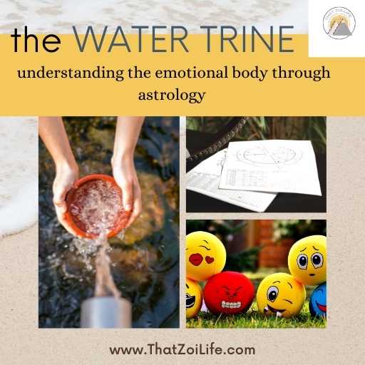 The Grand Water Trine in astrology: Understanding the emotional body through astrology.